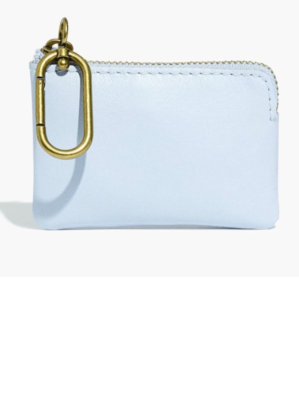 Madewell NWT The Leather Carabiner Mini Pouch